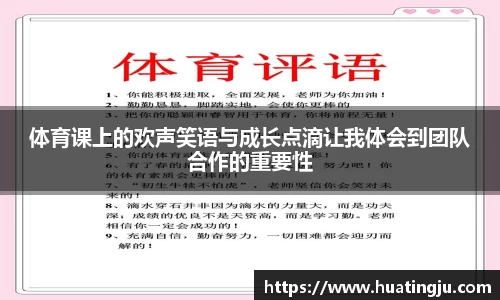 体育课上的欢声笑语与成长点滴让我体会到团队合作的重要性